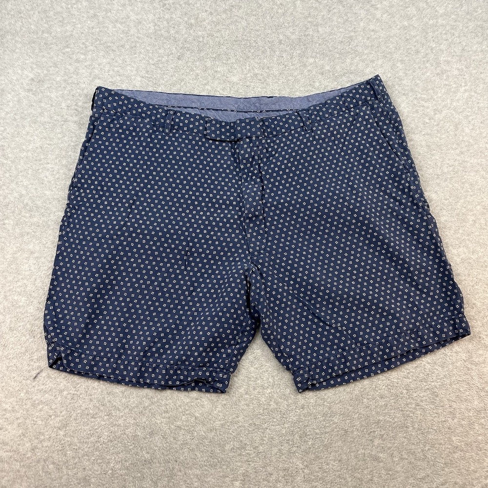 Polo Ralph Lauren Shorts Mens Stretch Classic Fit Blue Mens Size 48‎ Big Pattern